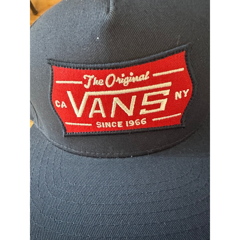 Vans The Original CA NY Since 1966 Snapback Hat Blue Adjustable One Size